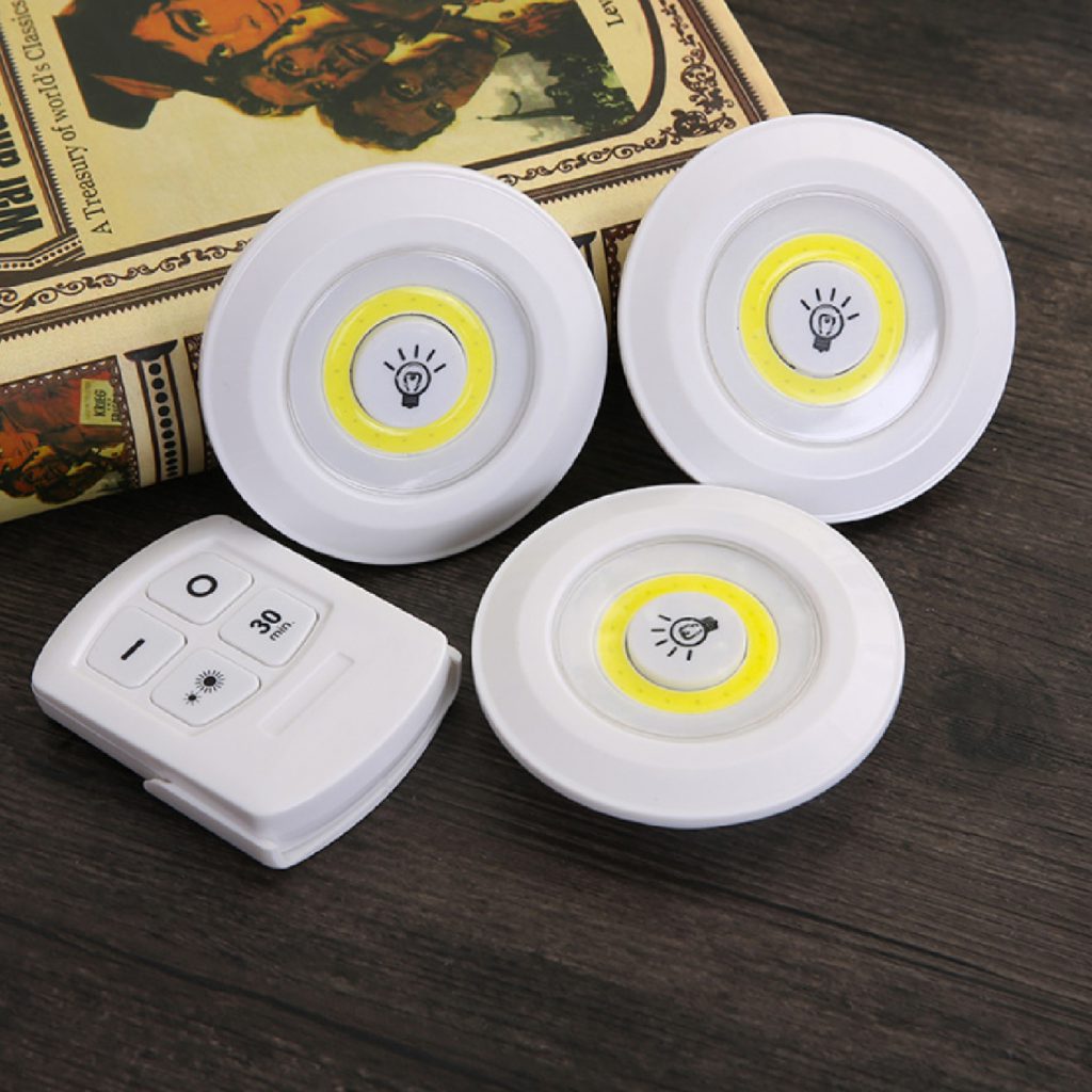 SET 3 LUCES LED CON CONTROL REMOTO – HB Importaciones